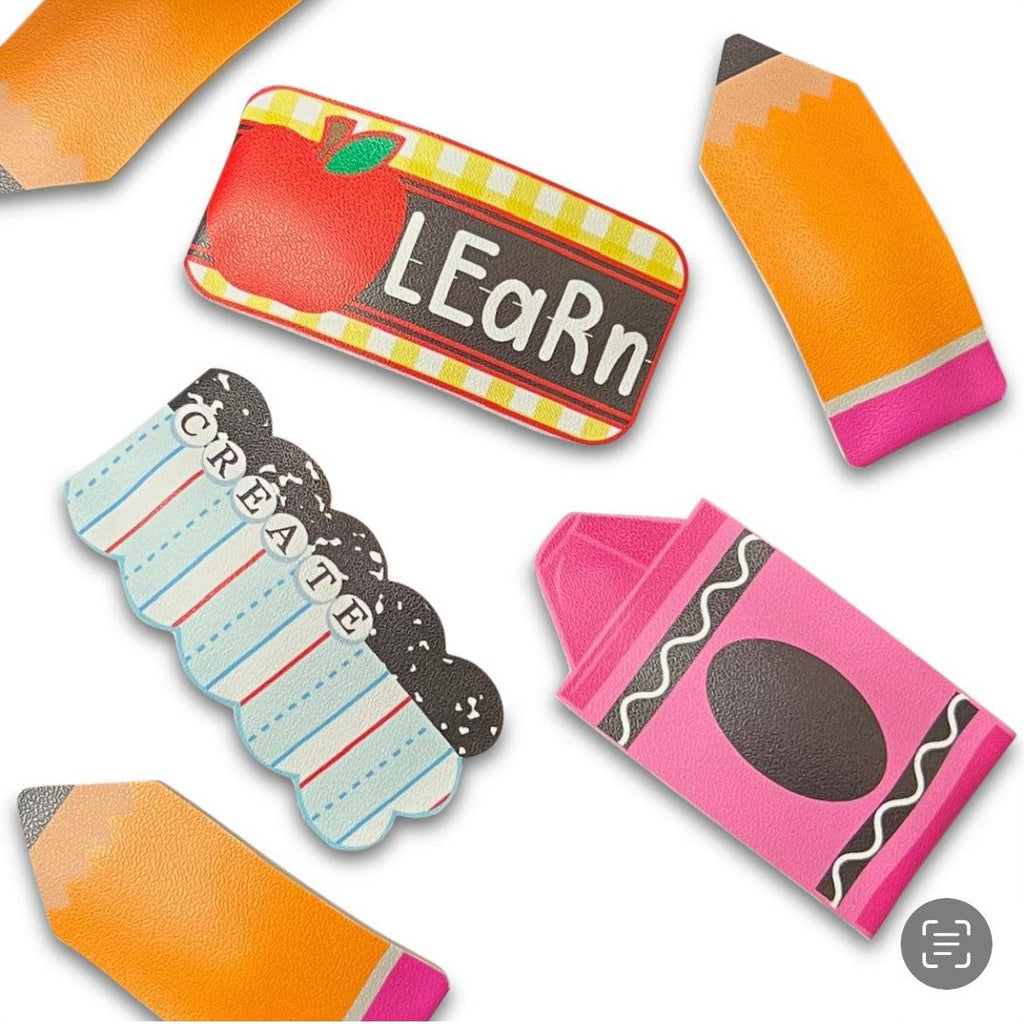 Back to School Snap Clips *NEW!*-Clearance no slip hair clips-Flower No slip hair clips-Animal no slip hair clips-Star no slip hair clip-heart no slip hair clips-butterfly no slip hair clips-Moo G Clips