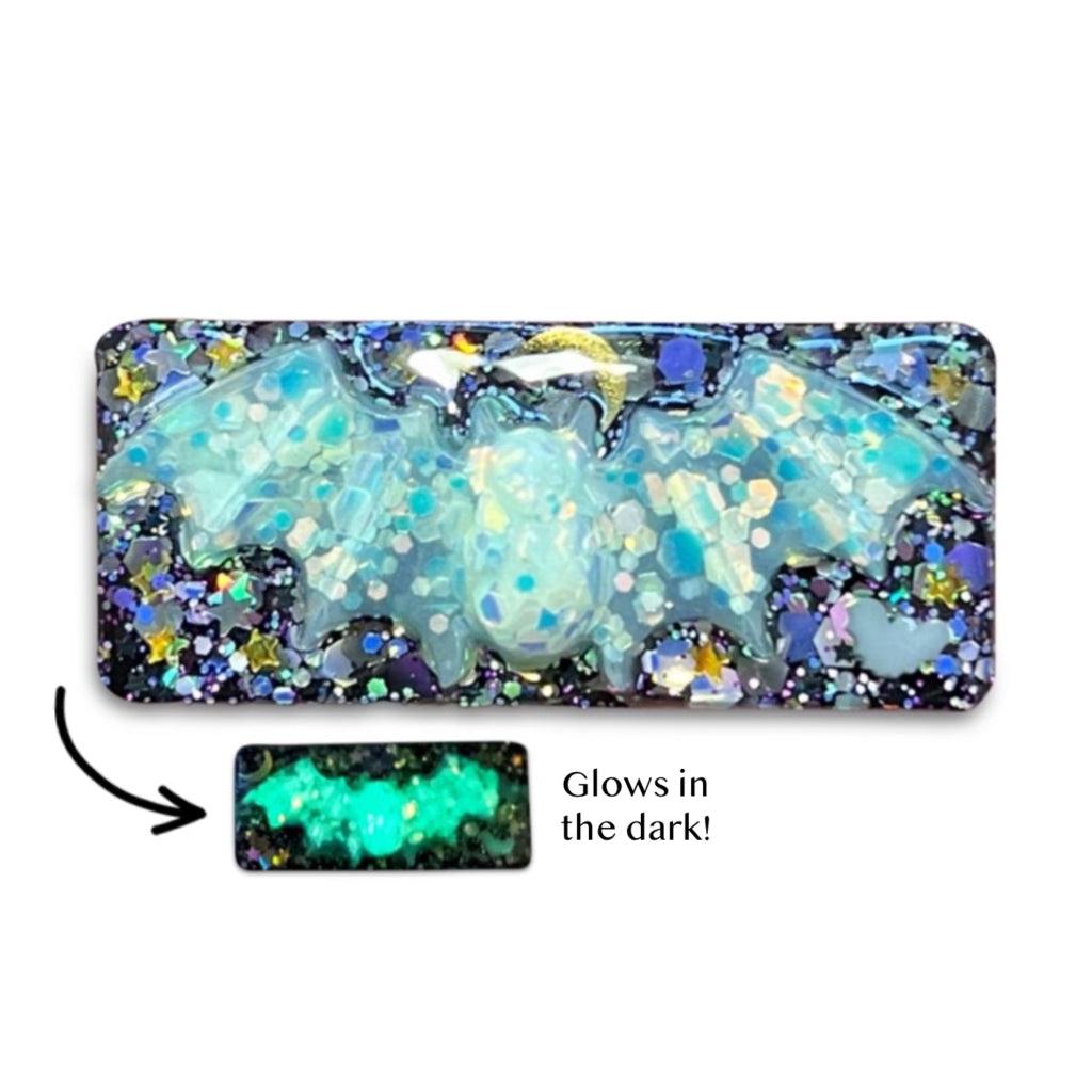 Bats in the Night Resin Hair Clips-Clearance no slip hair clips-Flower No slip hair clips-Animal no slip hair clips-Star no slip hair clip-heart no slip hair clips-butterfly no slip hair clips-Moo G Clips