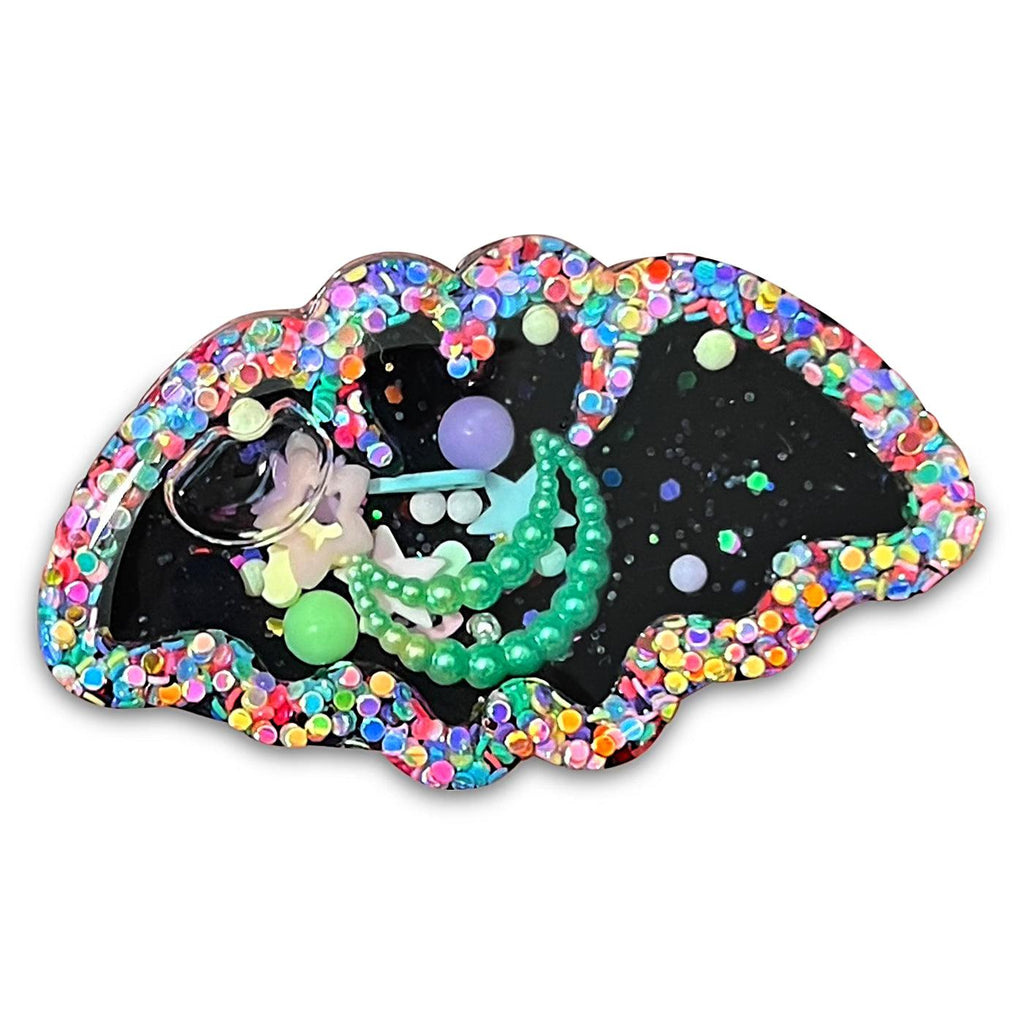 Bold Halloween Resin Liquid Shaker Hair Clips-Clearance no slip hair clips-Flower No slip hair clips-Animal no slip hair clips-Star no slip hair clip-heart no slip hair clips-butterfly no slip hair clips-Moo G Clips