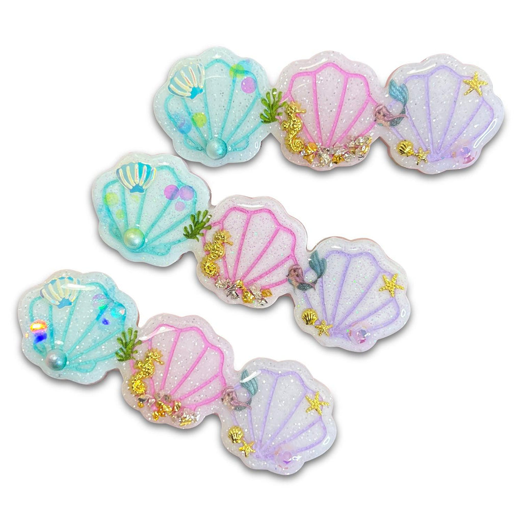 By the Coast Resin Bar Hair Clips-Clearance no slip hair clips-Flower No slip hair clips-Animal no slip hair clips-Star no slip hair clip-heart no slip hair clips-butterfly no slip hair clips-Moo G Clips