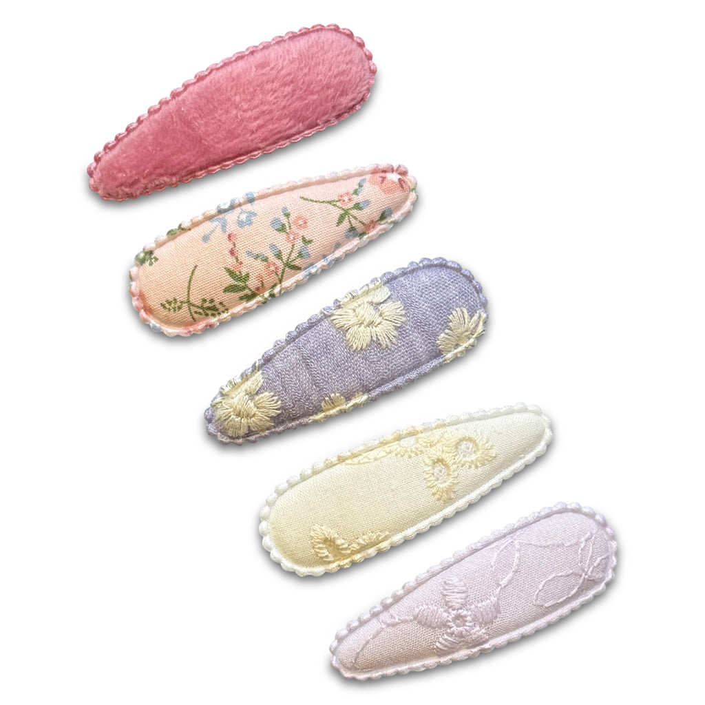 Garden Larger Simple Snap Clip Sets-snap clip hair clip - no slip hair accessories - party favor- baby-Moo G Clips