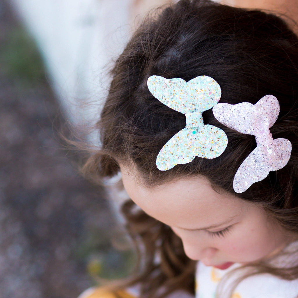 Glitter Butterfly Hair Bows-Clearance no slip hair clips-Flower No slip hair clips-Animal no slip hair clips-Star no slip hair clip-heart no slip hair clips-butterfly no slip hair clips-Moo G Clips