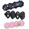 Glitter Hand Painted Wide Halloween Resin Hair Clips-Clearance no slip hair clips-Flower No slip hair clips-Animal no slip hair clips-Star no slip hair clip-heart no slip hair clips-butterfly no slip hair clips-Moo G Clips
