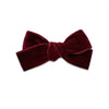 Hair Clips - Medium Velvet Hair Bows - Baby Bows - Baby Gift-no slip velvet hair bows no slip velvethair clips-Moo G Clips