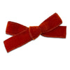 Hair Clips - Small Velvet Hair Bows - Baby Bows - Baby Gift-no slip velvet hair bows no slip velvethair clips-Moo G Clips