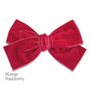 Hair Clips -XLarge Velvet Hair Bows - Baby Bows - Baby Gift-no slip velvet hair bows no slip velvethair clips-Moo G Clips