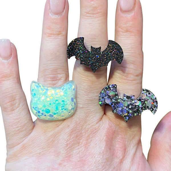 Halloween Resin Rings-Clearance no slip hair clips-Flower No slip hair clips-Animal no slip hair clips-Star no slip hair clip-heart no slip hair clips-butterfly no slip hair clips-Moo G Clips