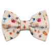 Hanukkah Print Leather Hair Bows-no slip leather hair bows no slip leather hair clips-Moo G Clips