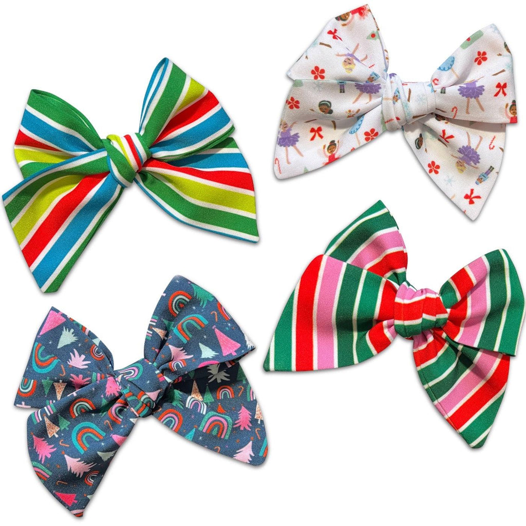 Holiday Classic Hair Bows *NEW!*-Clearance no slip hair clips-Flower No slip hair clips-Animal no slip hair clips-Star no slip hair clip-heart no slip hair clips-butterfly no slip hair clips-Moo G Clips
