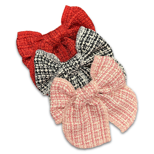 Holiday Tweed Hair Bows-Clearance no slip hair clips-Flower No slip hair clips-Animal no slip hair clips-Star no slip hair clip-heart no slip hair clips-butterfly no slip hair clips-Moo G Clips