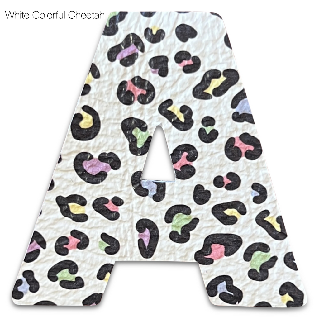 Leather Alphabet Statement Personalized Hair Clips-no slip leather hair bows no slip leather hair clips-Moo G Clips