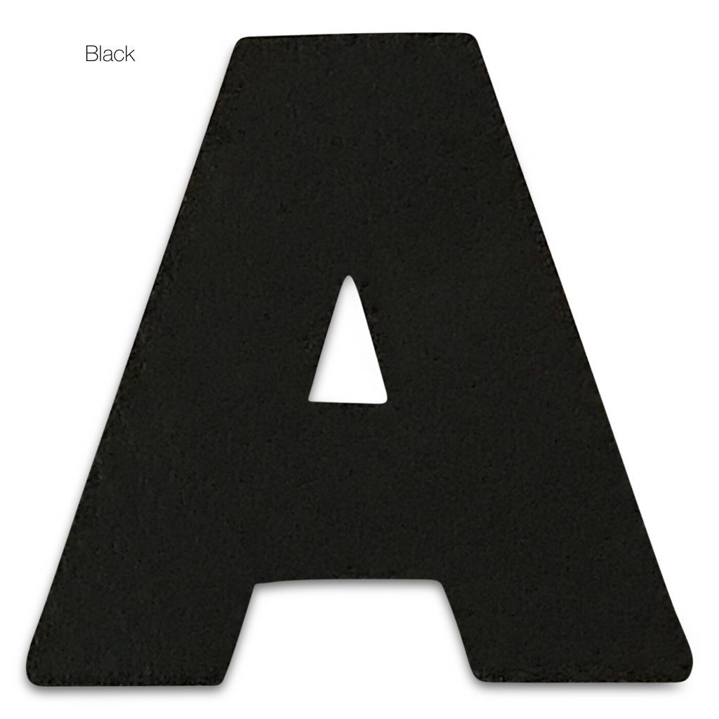 Leather Alphabet Statement Personalized Hair Clips-no slip leather hair bows no slip leather hair clips-Moo G Clips