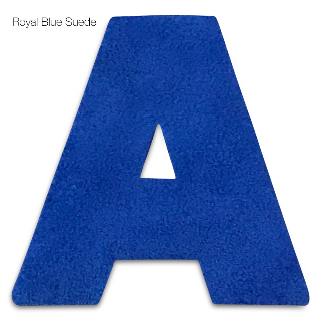 Leather Alphabet Statement Personalized Hair Clips-no slip leather hair bows no slip leather hair clips-Moo G Clips