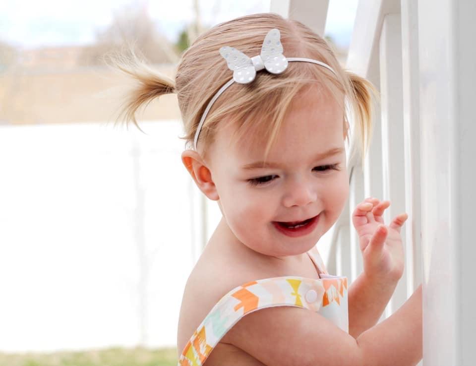 Leather Butterfly Hair Bows - Prints-leather butterfly hair accessories - no slip clip - party hair bows - spring hair accessories - easter hair bows -Moo G Clips