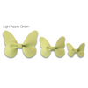 Leather Butterfly Hair Clip Bows for Girls - Assortment of Solid Colors-leather butterfly hair accessories - no slip clip - party hair bows - spring hair accessories - easter hair bows -Moo G Clips
