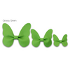Leather Butterfly Hair Clip Bows for Girls - Assortment of Solid Colors-leather butterfly hair accessories - no slip clip - party hair bows - spring hair accessories - easter hair bows -Moo G Clips