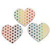 Leather Hearts *NEW colors added!*-no slip leather hair bows no slip leather hair clips-Moo G Clips