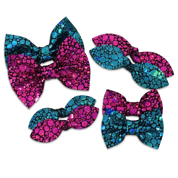 Metallic Mermaid Bubbles Leather Hair Bows-Clearance no slip hair clips-Flower No slip hair clips-Animal no slip hair clips-Star no slip hair clip-heart no slip hair clips-butterfly no slip hair clips-Moo G Clips
