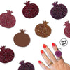 Pomegranate Spinner Rings *NEW!*-girls pom pom party headbands-Moo G Clips