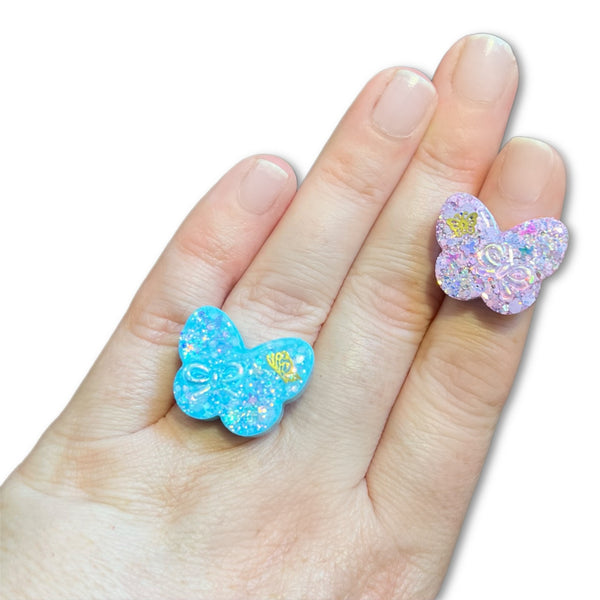 Resin Butterfly Rings-Clearance no slip hair clips-Flower No slip hair clips-Animal no slip hair clips-Star no slip hair clip-heart no slip hair clips-butterfly no slip hair clips-Moo G Clips