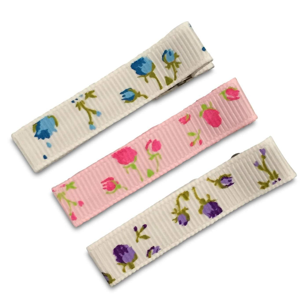 Simple Hair Clippies All Patterns-Petite Hair Clips - Girls Hair no slip Accessories - Party Clips Ponytail Bows-Moo G Clips
