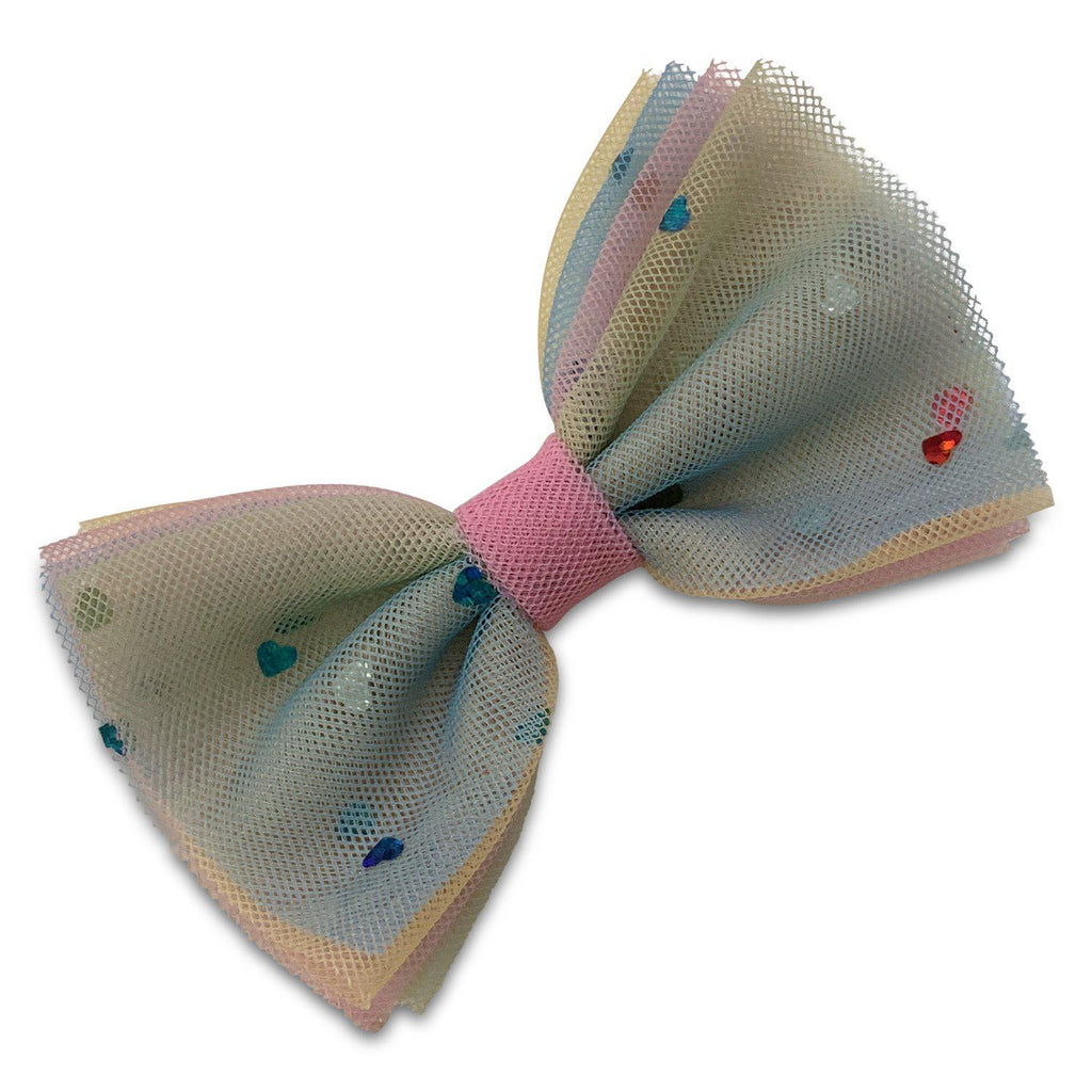 Small Tulle Hair Bows *NEW COLORS ADDED!*-Clearance no slip hair clips-Flower No slip hair clips-Animal no slip hair clips-Star no slip hair clip-heart no slip hair clips-butterfly no slip hair clips-Moo G Clips