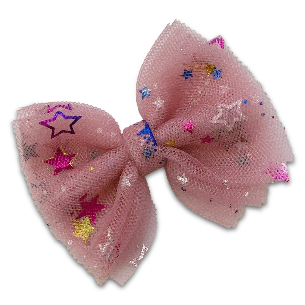 Small Tulle Hair Bows *NEW COLORS ADDED!*-Clearance no slip hair clips-Flower No slip hair clips-Animal no slip hair clips-Star no slip hair clip-heart no slip hair clips-butterfly no slip hair clips-Moo G Clips