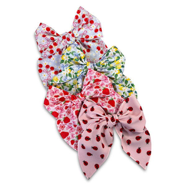 Spring & Summer Fun Hair Bows *NEW!*-Clearance no slip hair clips-Flower No slip hair clips-Animal no slip hair clips-Star no slip hair clip-heart no slip hair clips-butterfly no slip hair clips-Moo G Clips