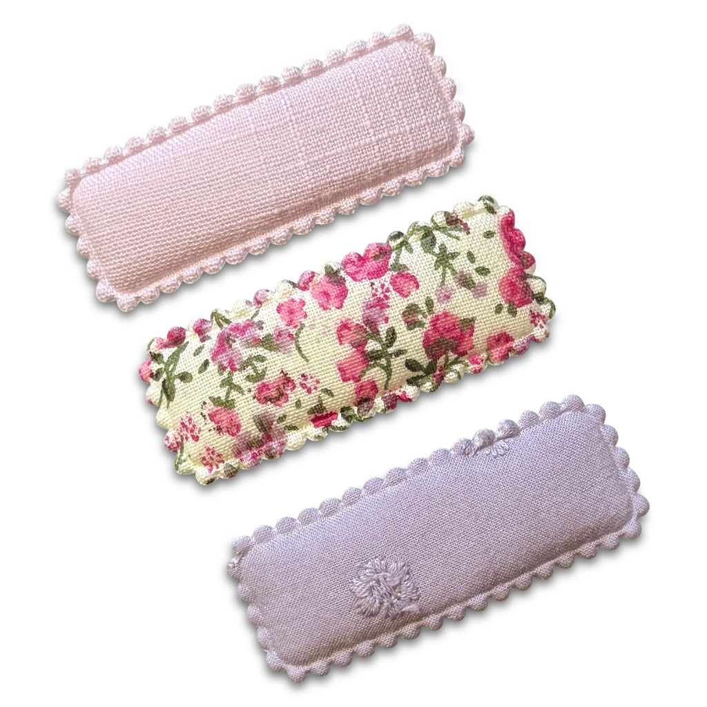 Square Larger Simple Snap Clip Sets-snap clip hair clip - no slip hair accessories - party favor- baby-Moo G Clips