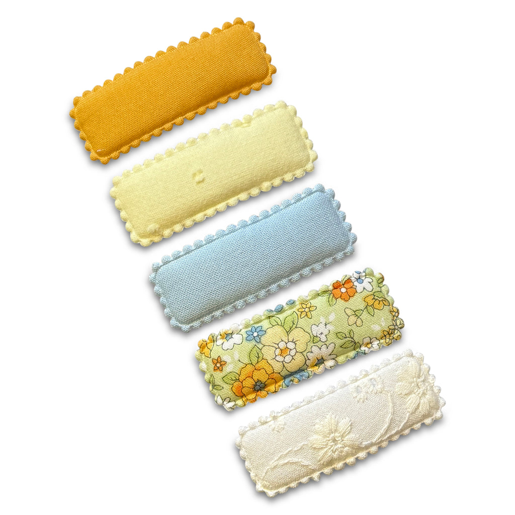 Square Larger Simple Snap Clip Sets-snap clip hair clip - no slip hair accessories - party favor- baby-Moo G Clips