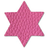 Star of David Solid Leather Hair Clips-no slip leather hair bows no slip leather hair clips-Moo G Clips