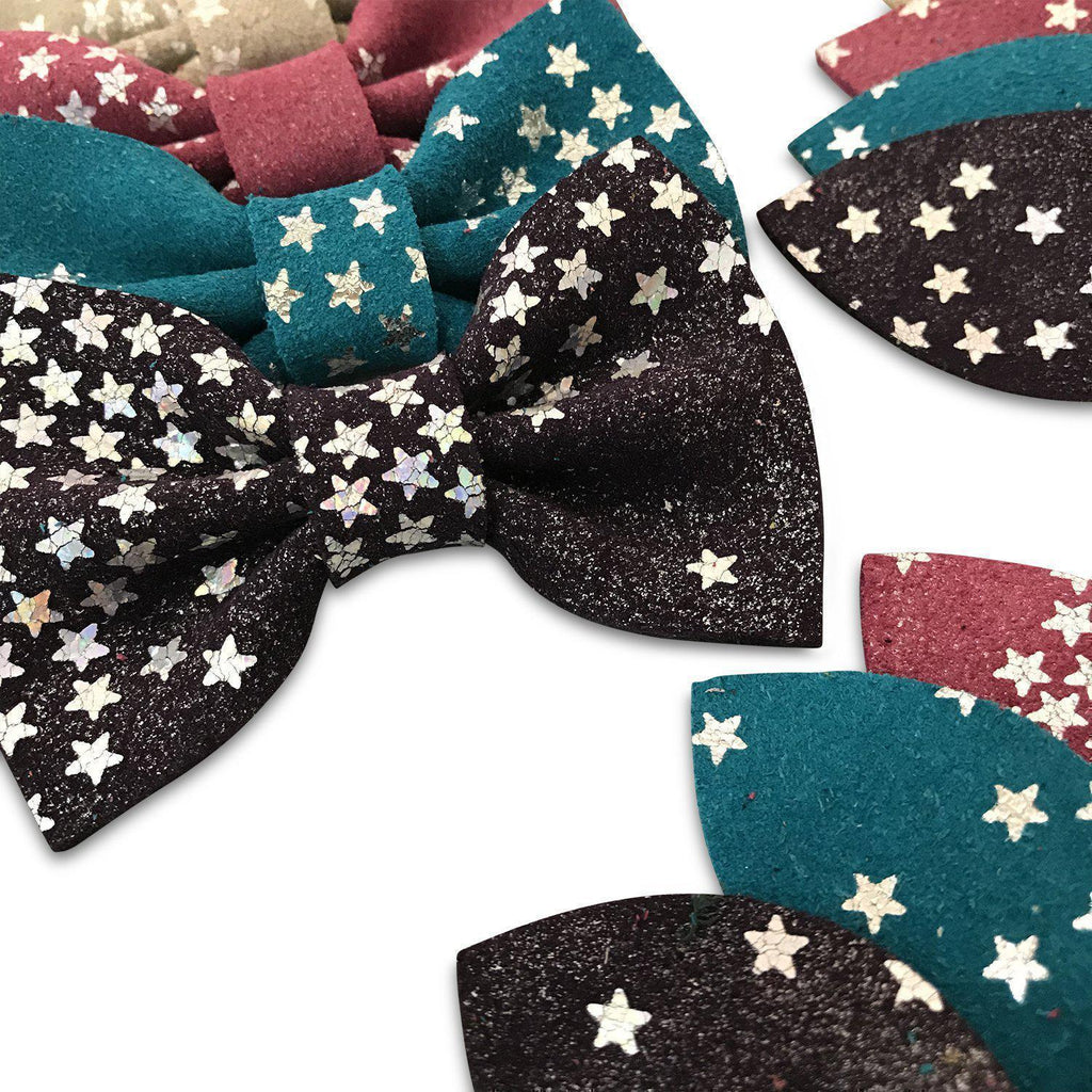 Suede Stars Leather Hair Bows-Clearance no slip hair clips-Flower No slip hair clips-Animal no slip hair clips-Star no slip hair clip-heart no slip hair clips-butterfly no slip hair clips-Moo G Clips