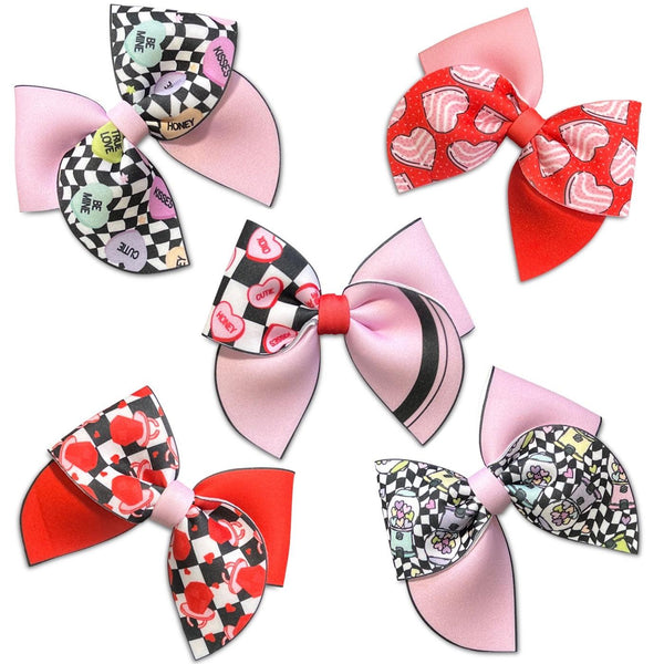 Valentine's Day Sailor Hair Bows *NEW!*-Clearance no slip hair clips-Flower No slip hair clips-Animal no slip hair clips-Star no slip hair clip-heart no slip hair clips-butterfly no slip hair clips-Moo G Clips
