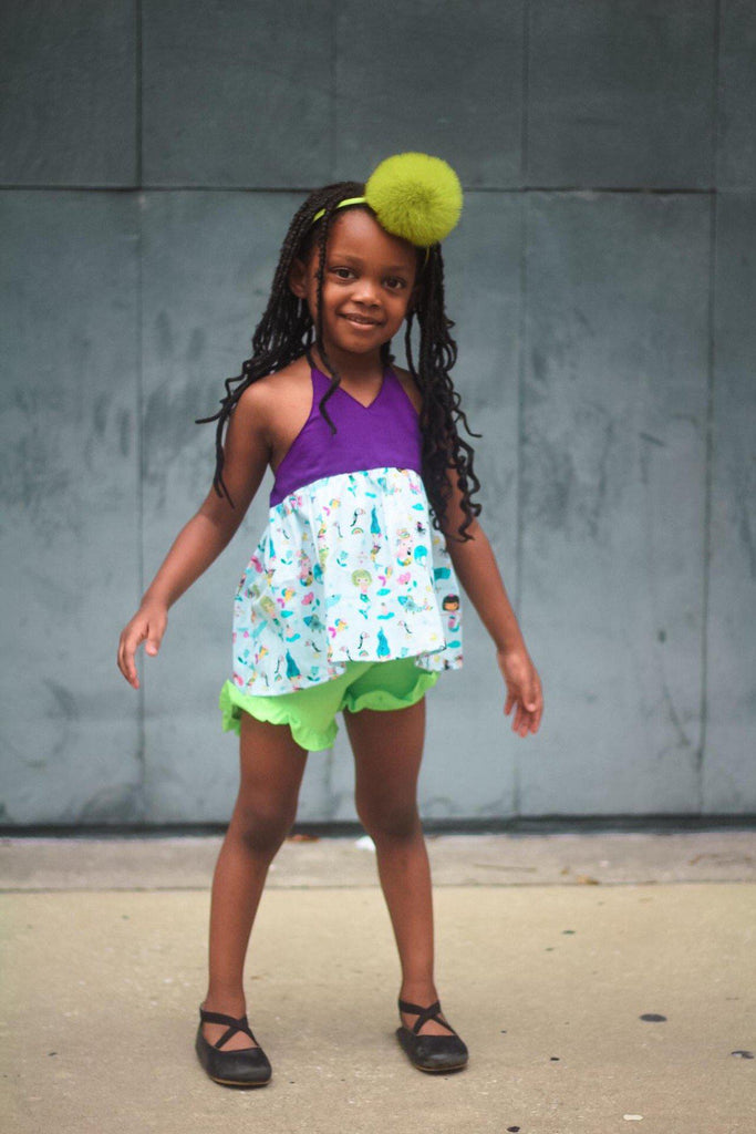 XLarge Pom Head Bands-girls pom pom party headbands-Moo G Clips