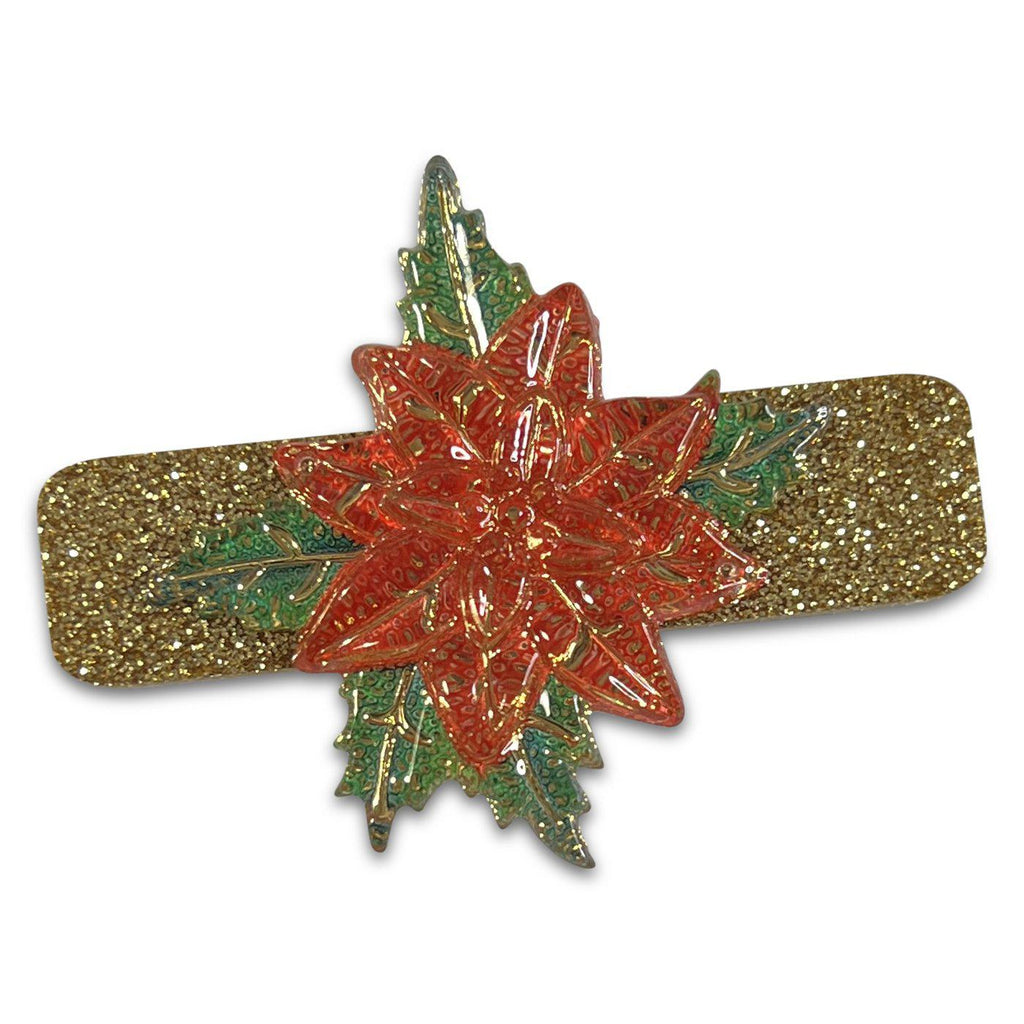 Christmas Charmed Resin Bar Hair Clips-Clearance no slip hair clips-Flower No slip hair clips-Animal no slip hair clips-Star no slip hair clip-heart no slip hair clips-butterfly no slip hair clips-Moo G Clips