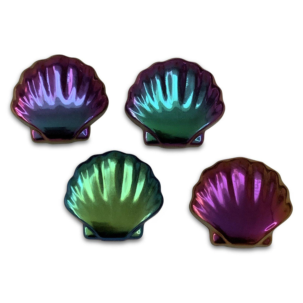 Chrome Color-Shifting Seashell & Starfish Resin Hair Clips-Clearance no slip hair clips-Flower No slip hair clips-Animal no slip hair clips-Star no slip hair clip-heart no slip hair clips-butterfly no slip hair clips-Moo G Clips