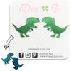Color Shifting Dinosaur Resin Earrings-Clearance no slip hair clips-Flower No slip hair clips-Animal no slip hair clips-Star no slip hair clip-heart no slip hair clips-butterfly no slip hair clips-Moo G Clips