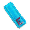 Crystal Initial Small Snap Hair Clips-no slip girls hair clips - no slip baby hair bows-Moo G Clips