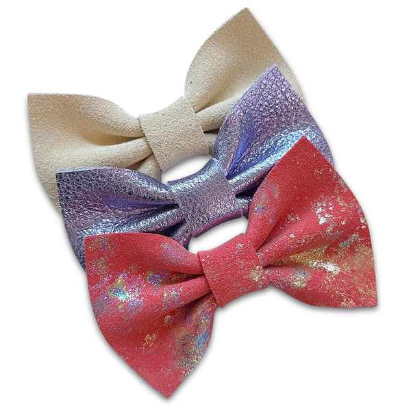 Dark Coral Metallic Splatter Leather Hair Bows-Clearance no slip hair clips-Flower No slip hair clips-Animal no slip hair clips-Star no slip hair clip-heart no slip hair clips-butterfly no slip hair clips-Moo G Clips