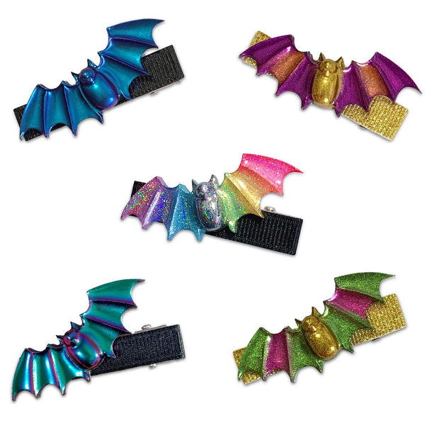 Flying Bats Resin Hair Clips-Clearance no slip hair clips-Flower No slip hair clips-Animal no slip hair clips-Star no slip hair clip-heart no slip hair clips-butterfly no slip hair clips-Moo G Clips