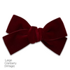 Hair Clips -Large Velvet Hair Bows - Baby Bows - Baby Gift-no slip velvet hair bows no slip velvethair clips-Moo G Clips