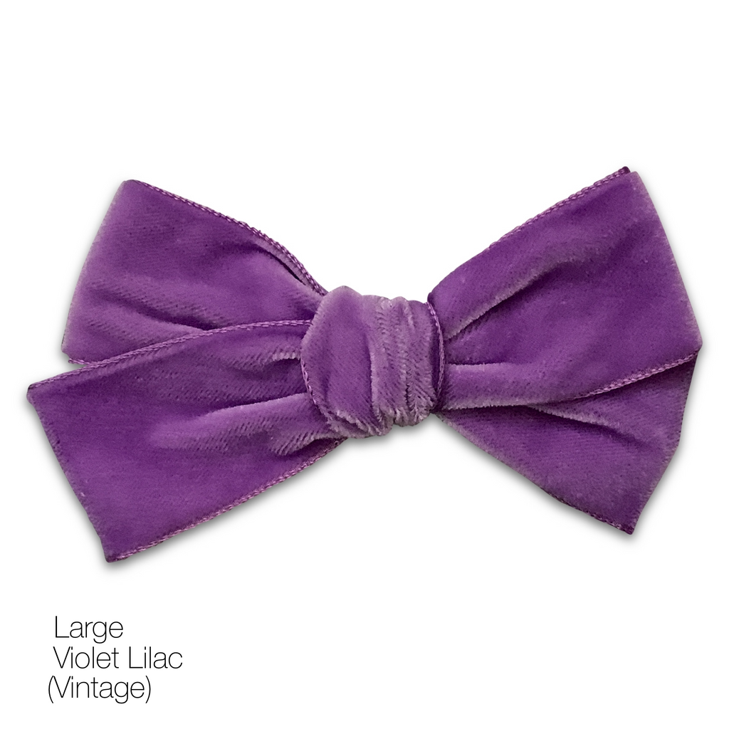 Hair Clips -Large Velvet Hair Bows - Baby Bows - Baby Gift-no slip velvet hair bows no slip velvethair clips-Moo G Clips