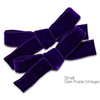 Hair Clips - Small Velvet Hair Bows - Baby Bows - Baby Gift-no slip velvet hair bows no slip velvethair clips-Moo G Clips