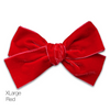 Hair Clips -XLarge Velvet Hair Bows - Baby Bows - Baby Gift-no slip velvet hair bows no slip velvethair clips-Moo G Clips