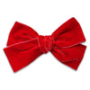 Hair Clips -XLarge Velvet Hair Bows - Baby Bows - Baby Gift-no slip velvet hair bows no slip velvethair clips-Moo G Clips