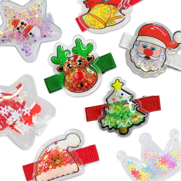 Holiday Shaker Hair Clips-Clearance no slip hair clips-Flower No slip hair clips-Animal no slip hair clips-Star no slip hair clip-heart no slip hair clips-butterfly no slip hair clips-Moo G Clips