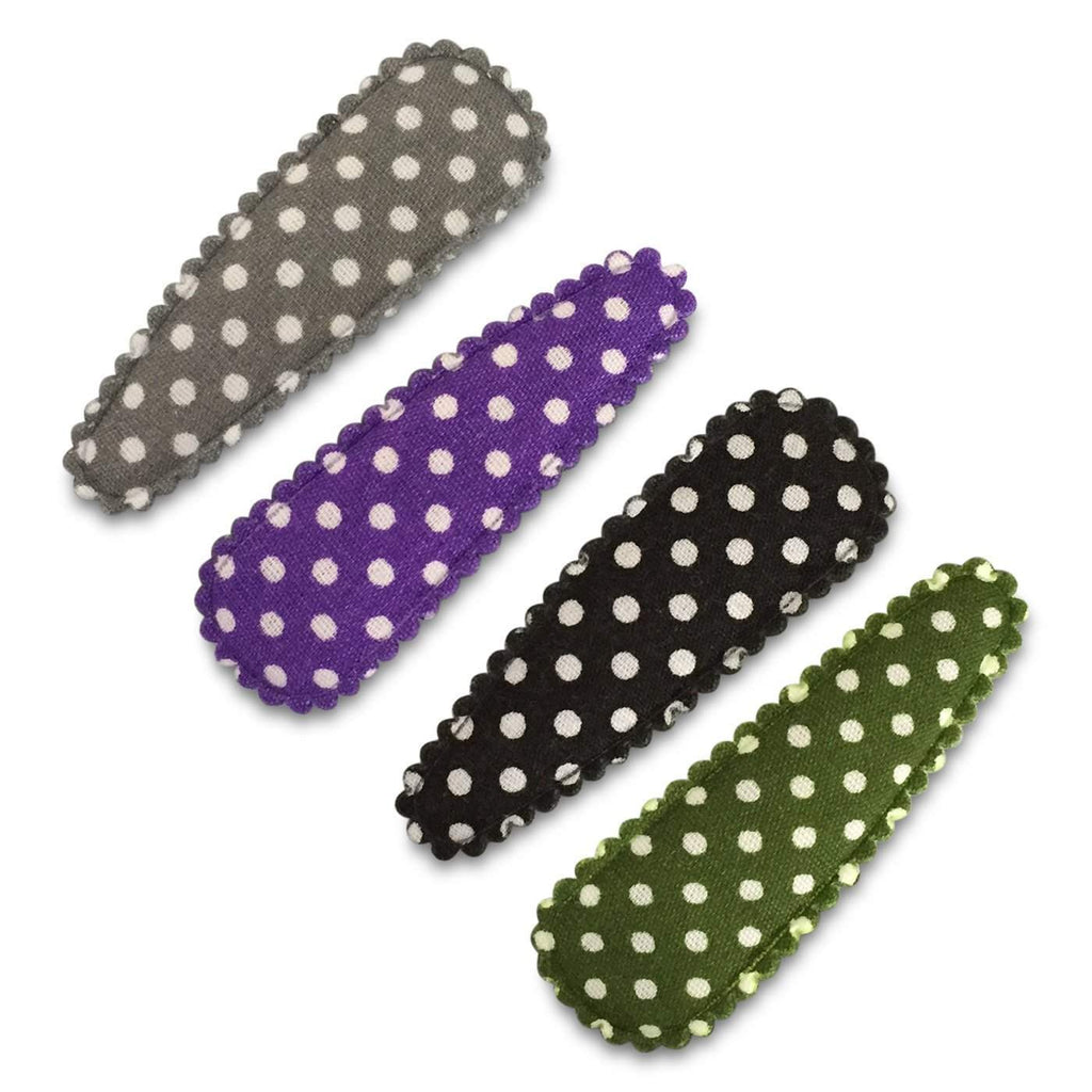 Patterned Larger Simple Snap Clip Sets-snap clip hair clip - no slip hair accessories - party favor- baby-Moo G Clips