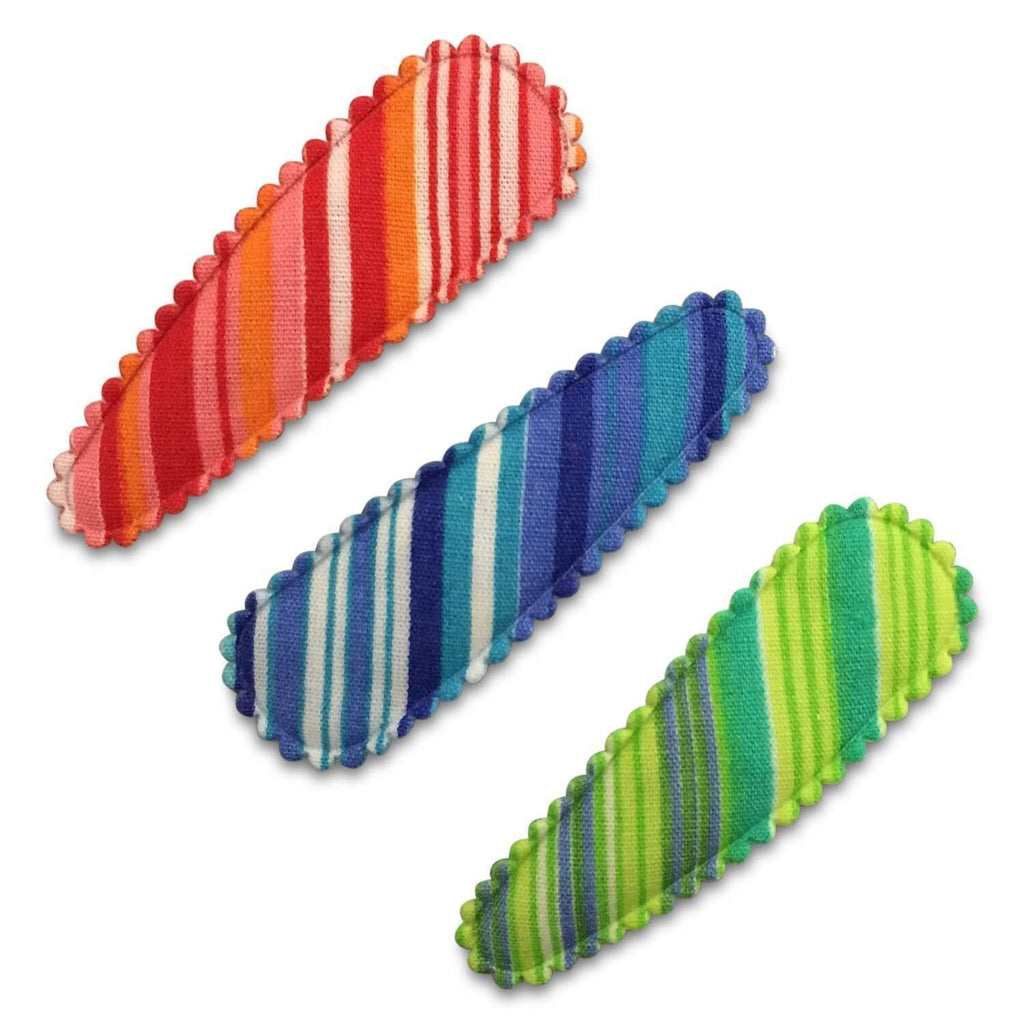 Patterned Larger Simple Snap Clip Sets-snap clip hair clip - no slip hair accessories - party favor- baby-Moo G Clips