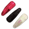 Sequin Larger Simple Snap Clip Sets-snap clip hair clip - no slip hair accessories - party favor- baby-Moo G Clips