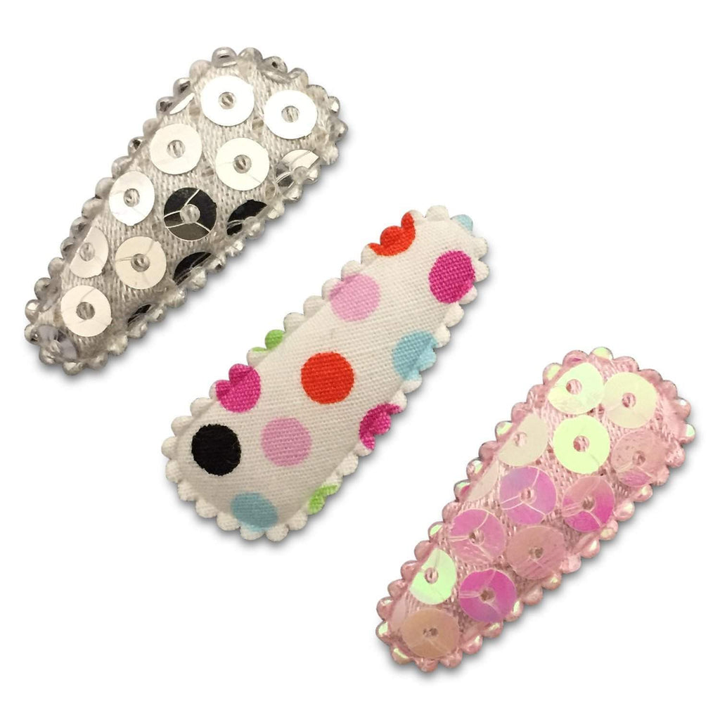 Small Simple Snap Clip Sets-snap clip hair clip - no slip hair accessories - party favor- baby-Moo G Clips